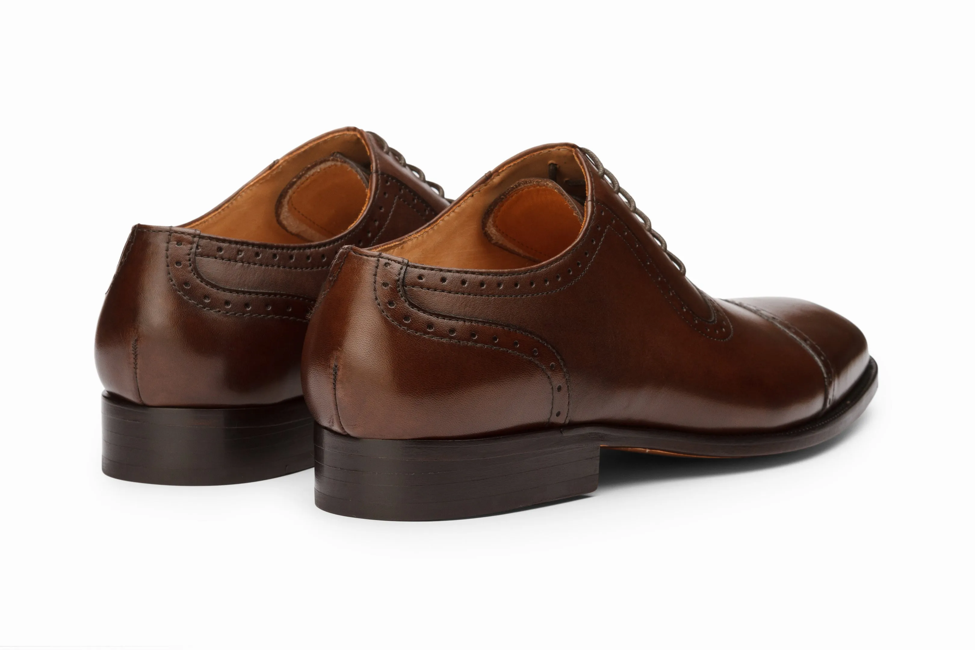 Adelaide Oxford - Dark Brown