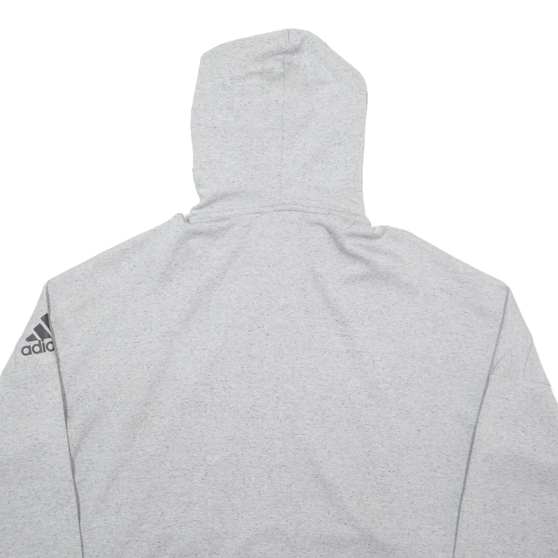 ADIDAS Mens Grey Hoodie Full Zip XL