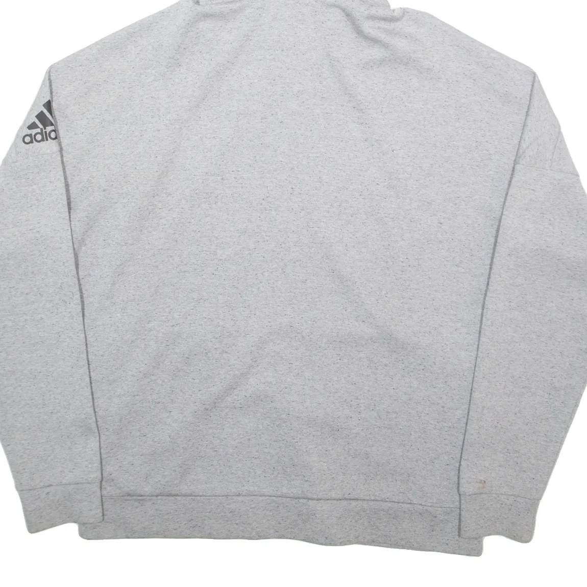 ADIDAS Mens Grey Hoodie Full Zip XL