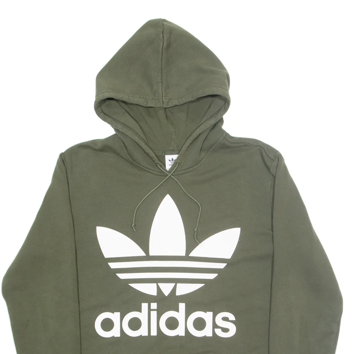 ADIDAS Womens Green Hoodie UK 12