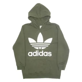 ADIDAS Womens Green Hoodie UK 12