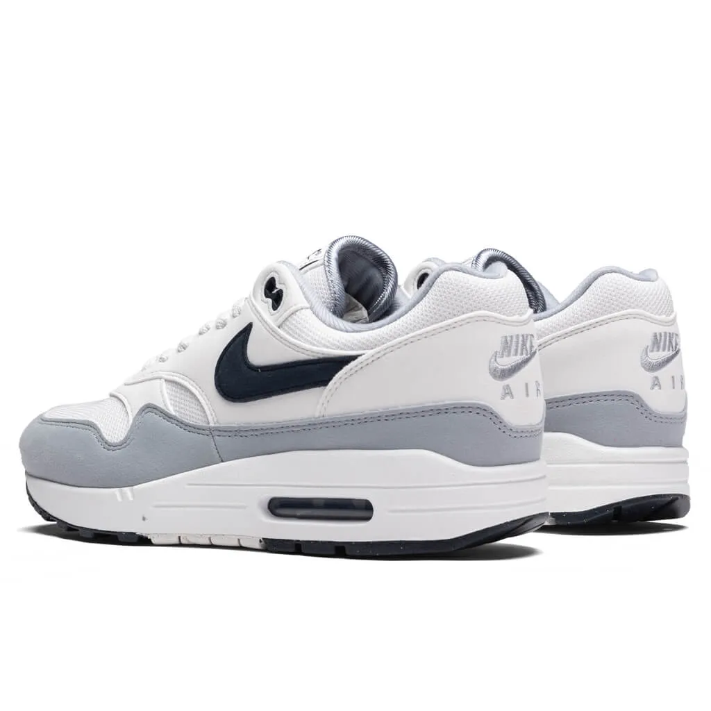 Air Max 1 - Platinum Tint/Dark Obsidian/Wolf Grey