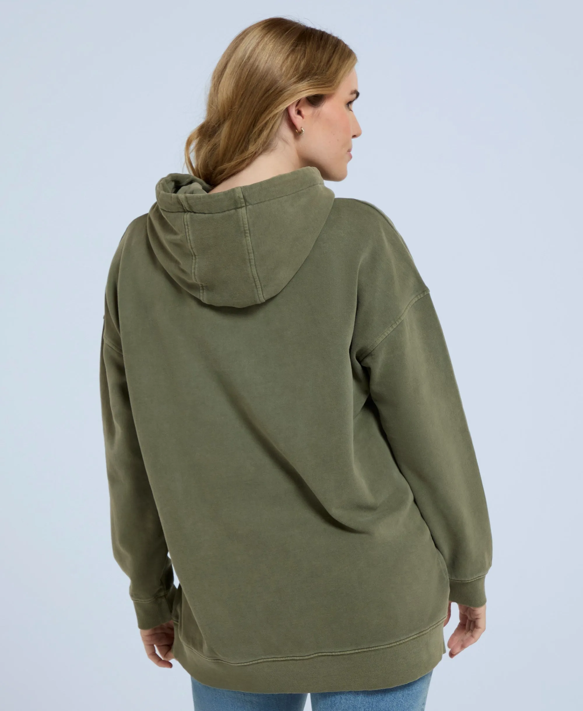 Amber Womens Relaxed Hoodie - Khaki