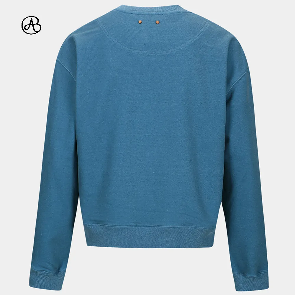 ANDERSSON BELL  |Crew Neck Monogram Unisex Street Style Long Sleeves Cotton