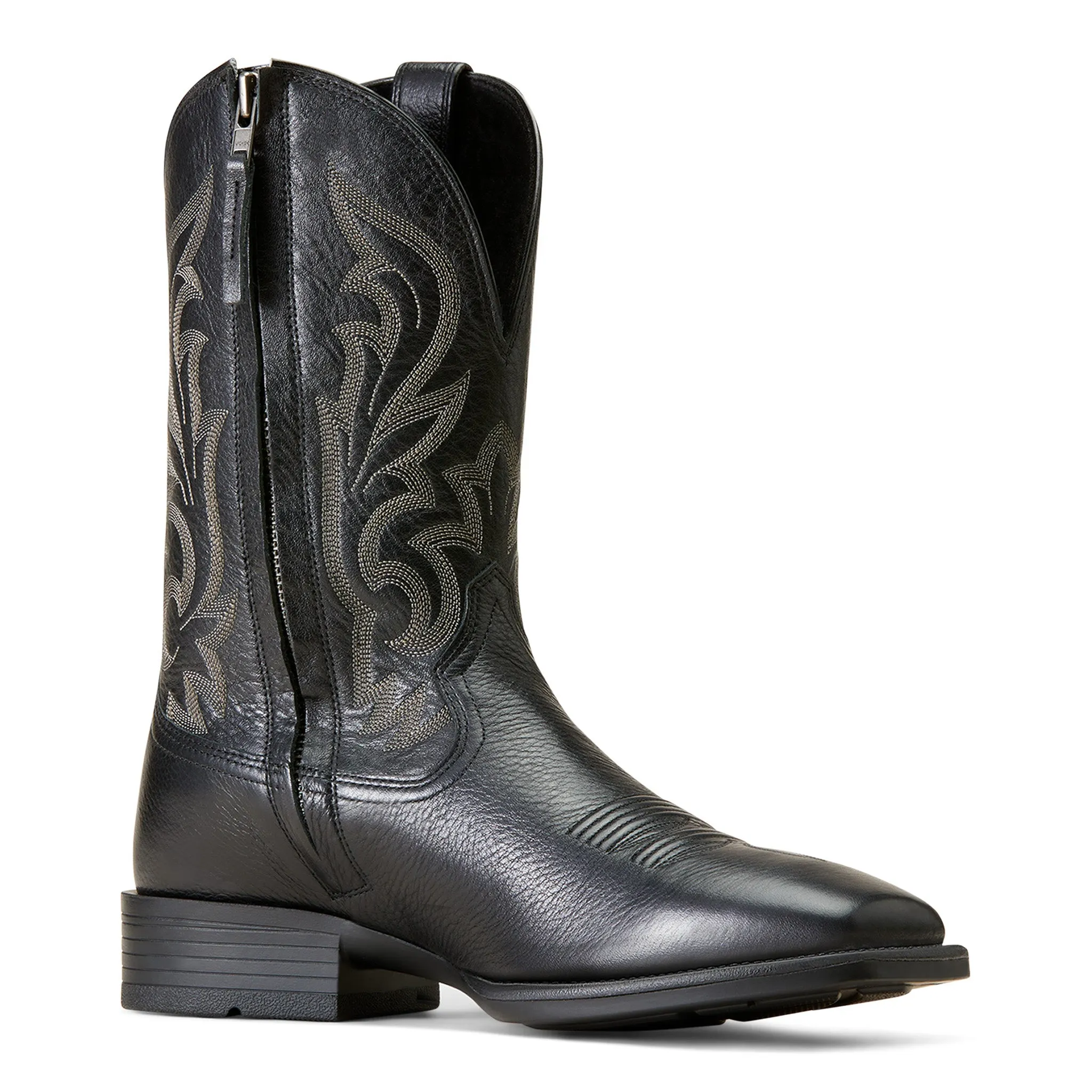 Ariat Men's Ultra Black Slim Zip Square Toe