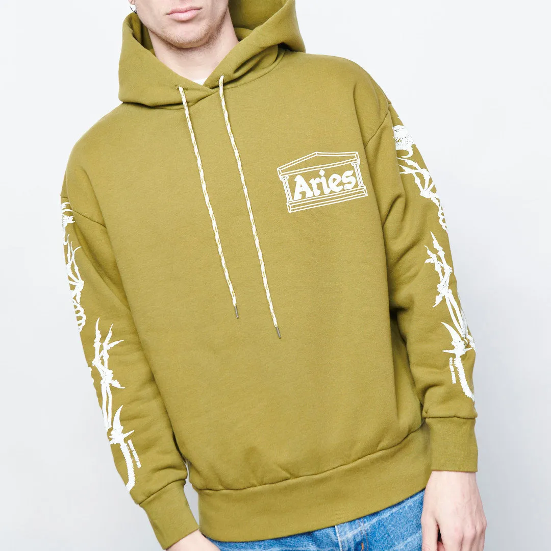 Aries - Dragon Skeletor Hoodie (olive)