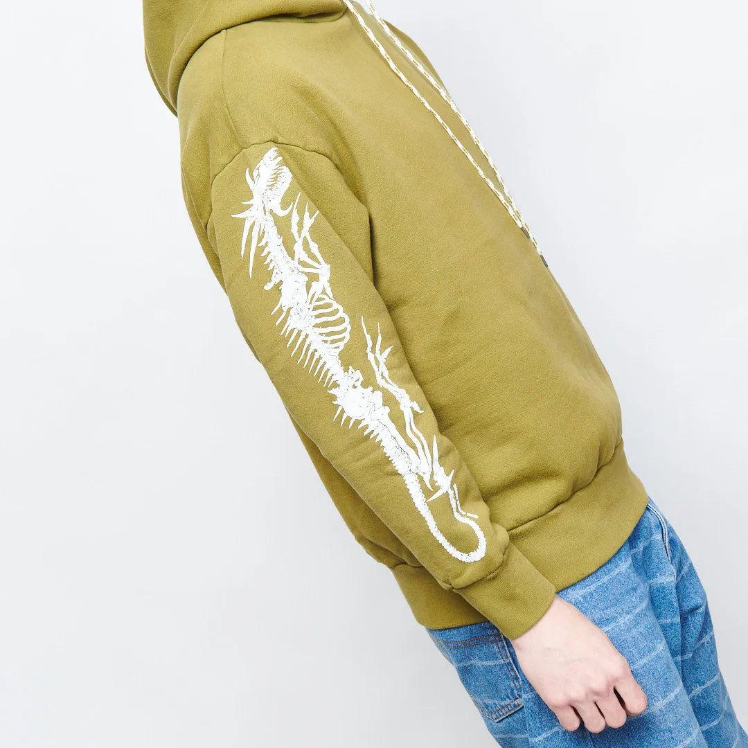 Aries - Dragon Skeletor Hoodie (olive)