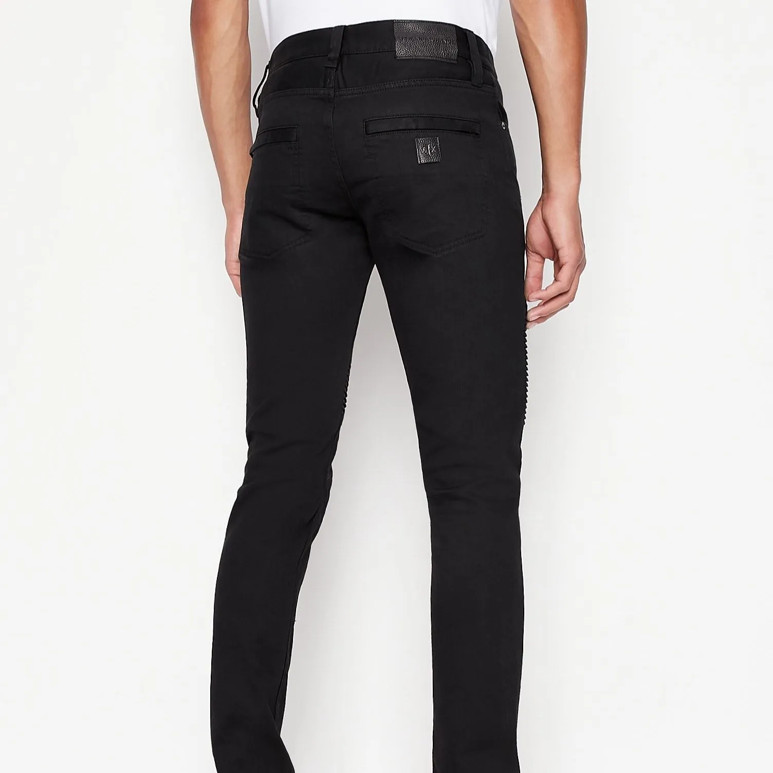 Armani Exchange Skinny Biker Jeans