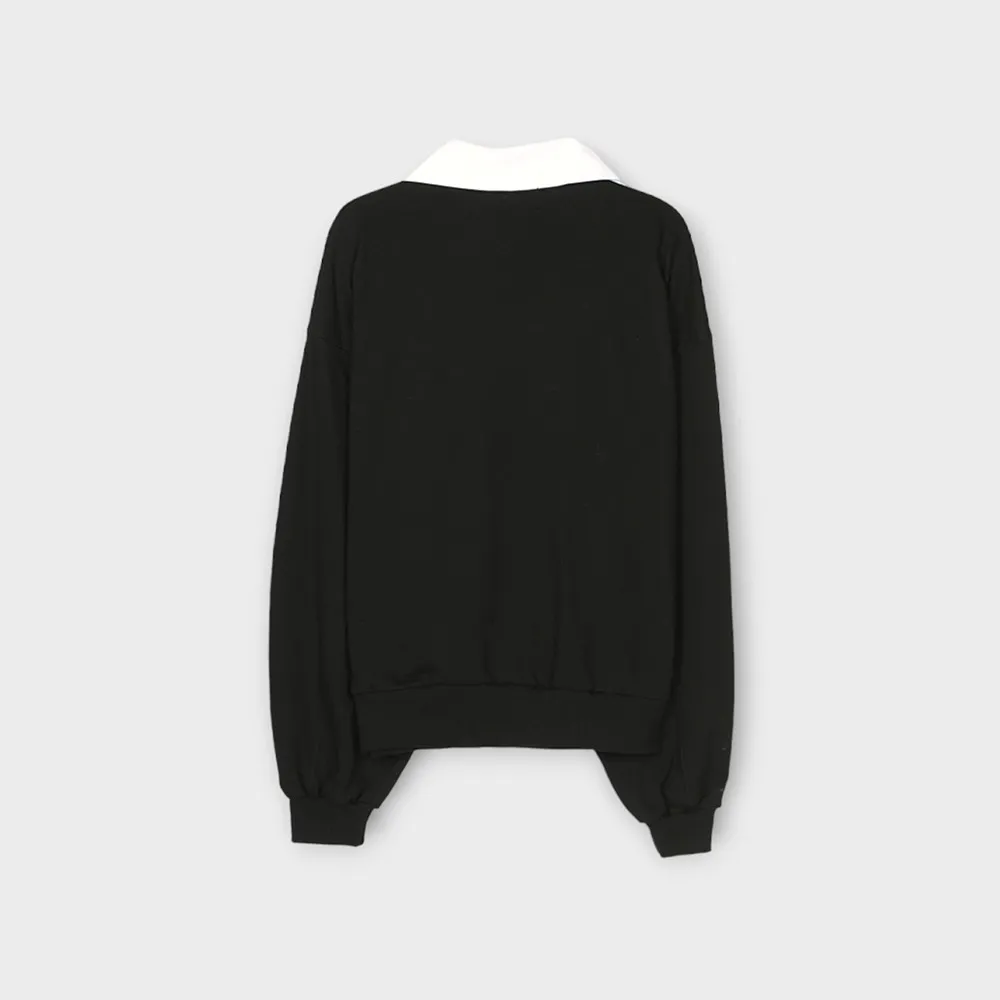 ASCLO  |Pullovers Unisex Street Style Bi-color Long Sleeves Plain