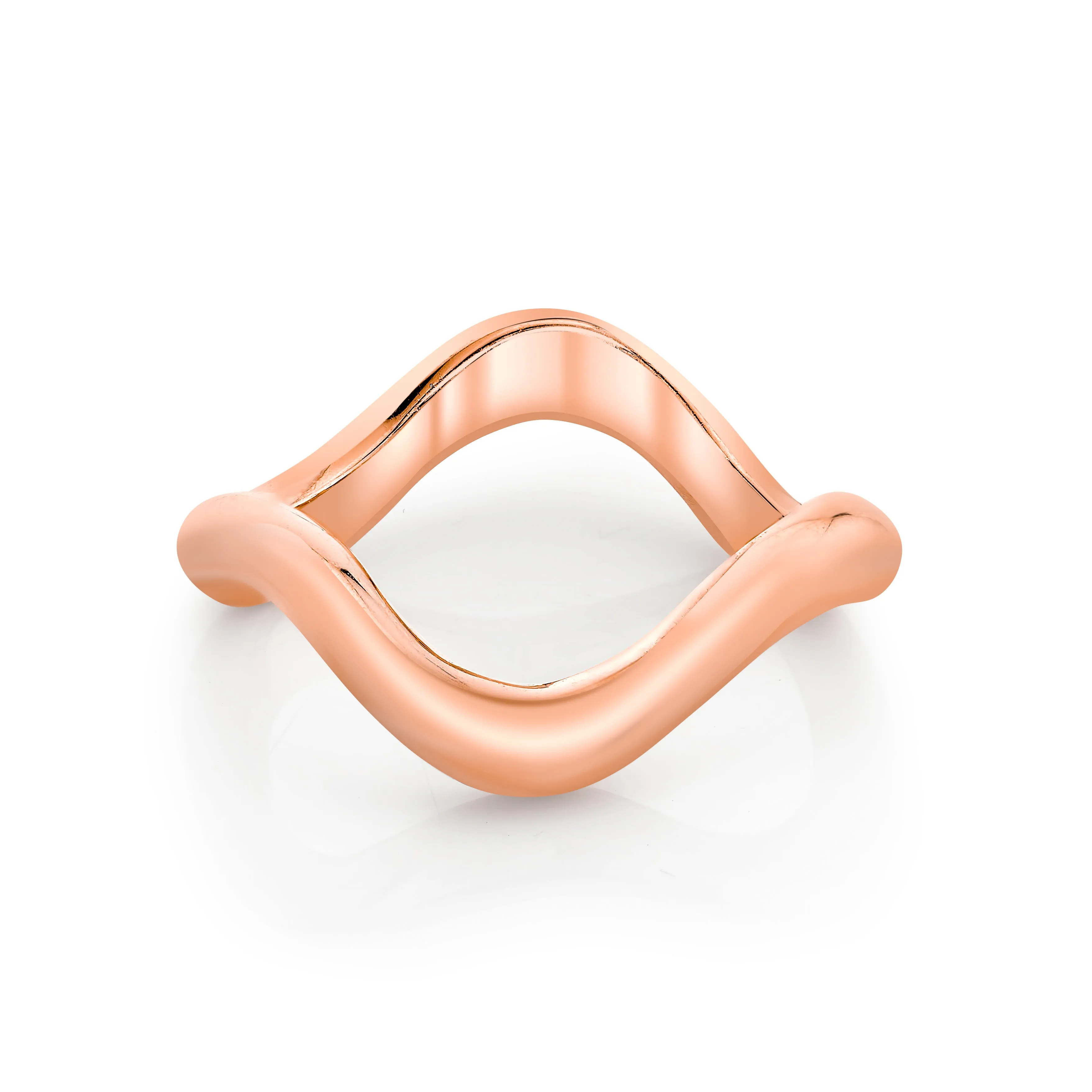 Atlantis Solid Wave Ring