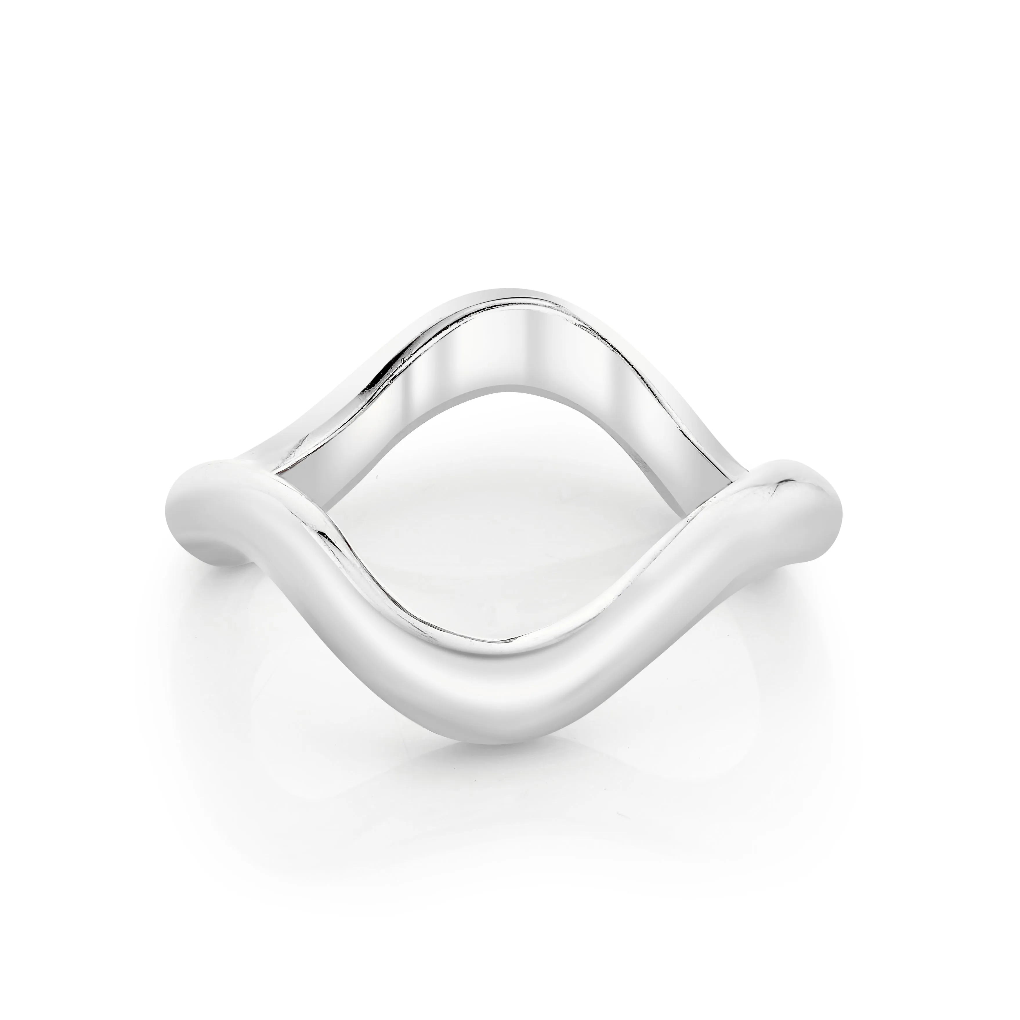 Atlantis Solid Wave Ring