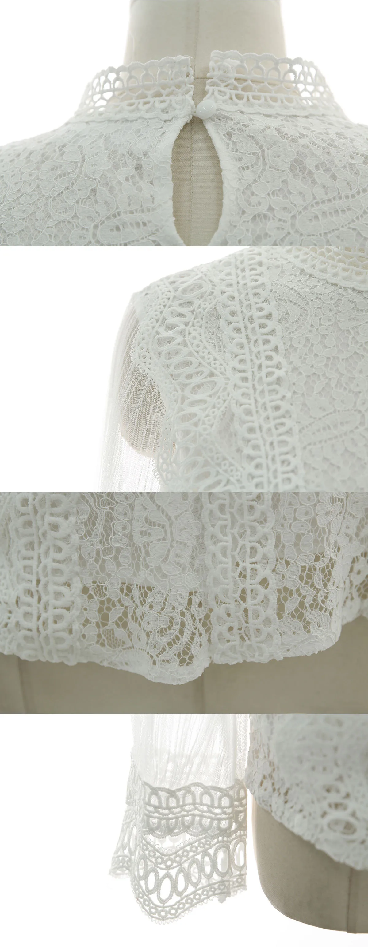 BADDIARY  |Casual Style Long Sleeves Party Style Lace Office Style