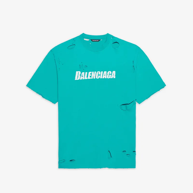 BALENCIAGA  |Crew Neck Pullovers Street Style Cotton Short Sleeves