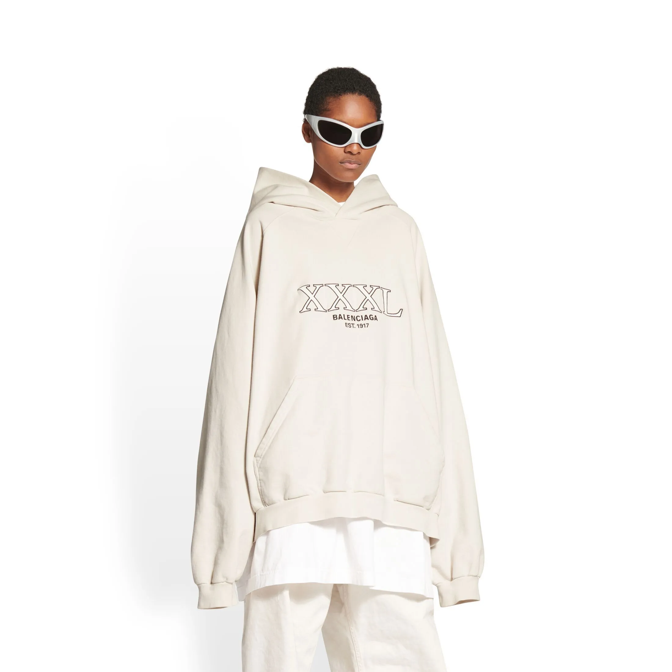 BALENCIAGA  |Pullovers Unisex Street Style Long Sleeves Plain Cotton