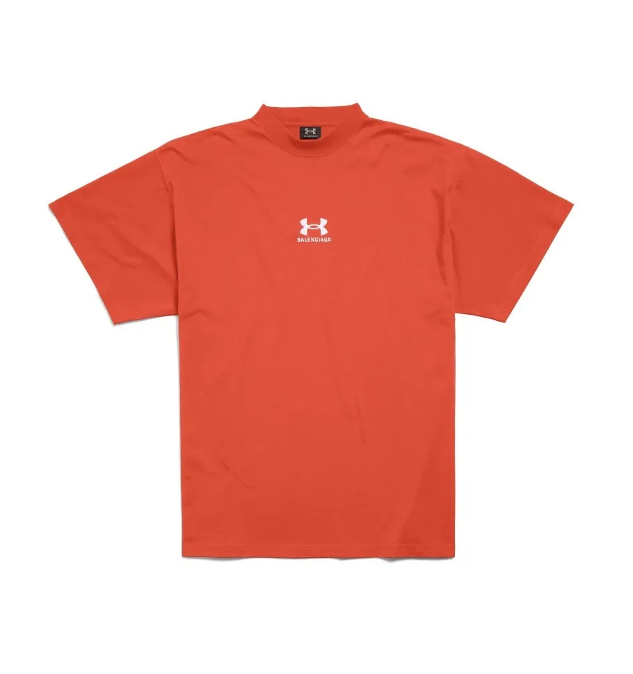 BALENCIAGA  |Under Armour® T-shirt Oversized Fit in Red/white