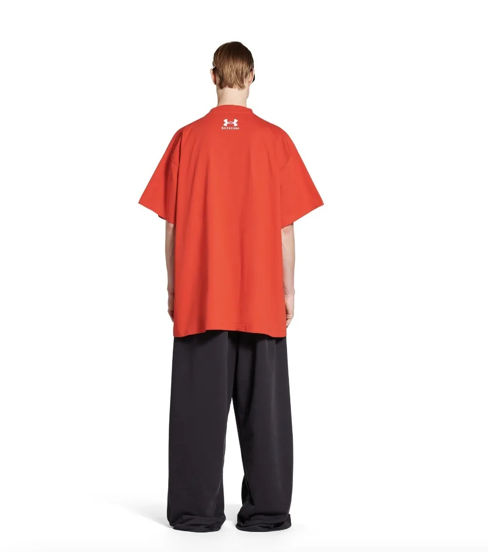 BALENCIAGA  |Under Armour® T-shirt Oversized Fit in Red/white