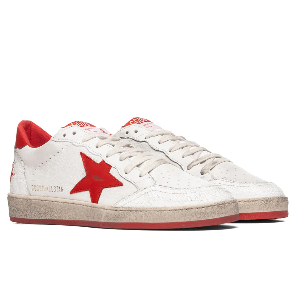 Ball Star - White/Strawberry Red