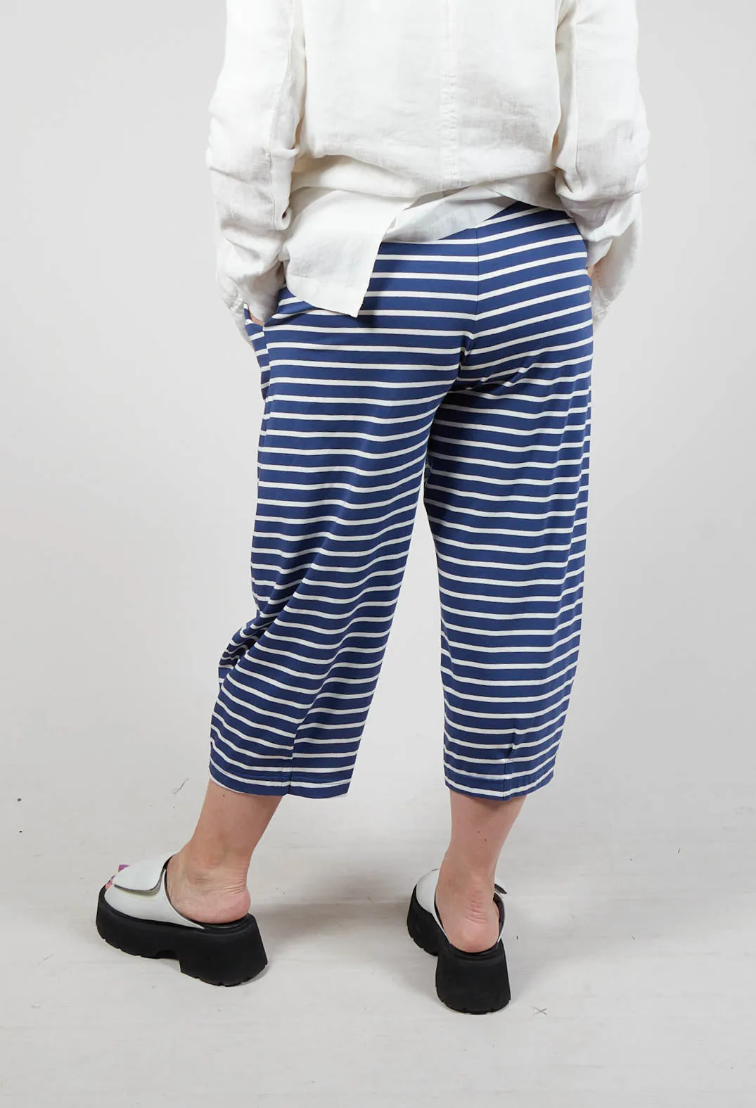 Bianco Jr Trousers in Officina Stripe