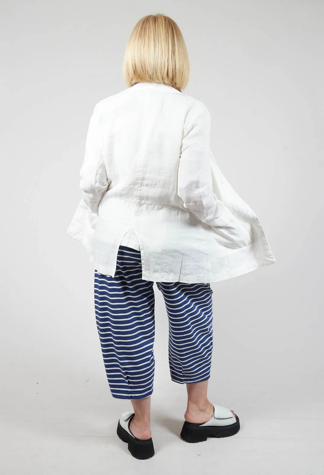 Bianco Jr Trousers in Officina Stripe