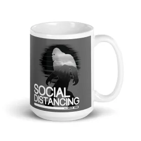 Bigfoot Social Distancing Mug