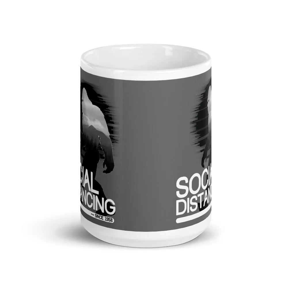 Bigfoot Social Distancing Mug