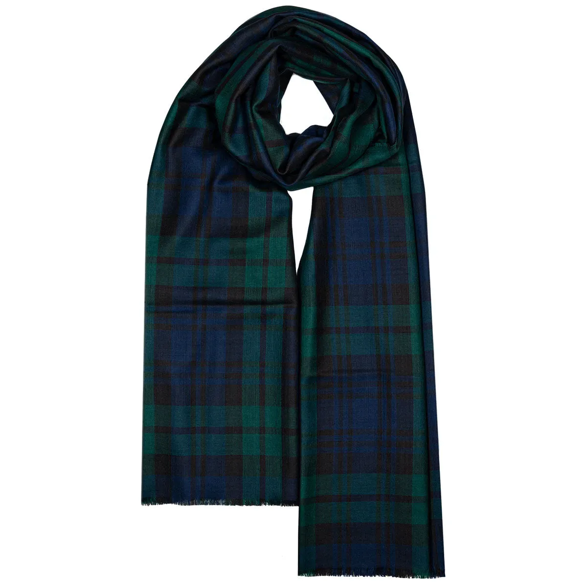 Black Watch Extra fine merino stole