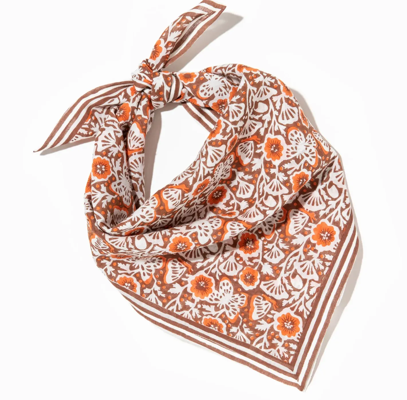 Block Shop: Poppy Bandana | Pecan