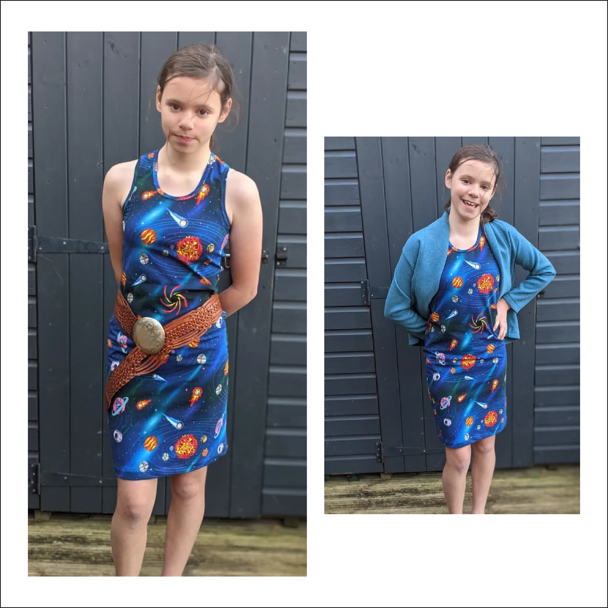 Bodycon Dress | Child Size 4-14 | Beginner Level Sewing Pattern