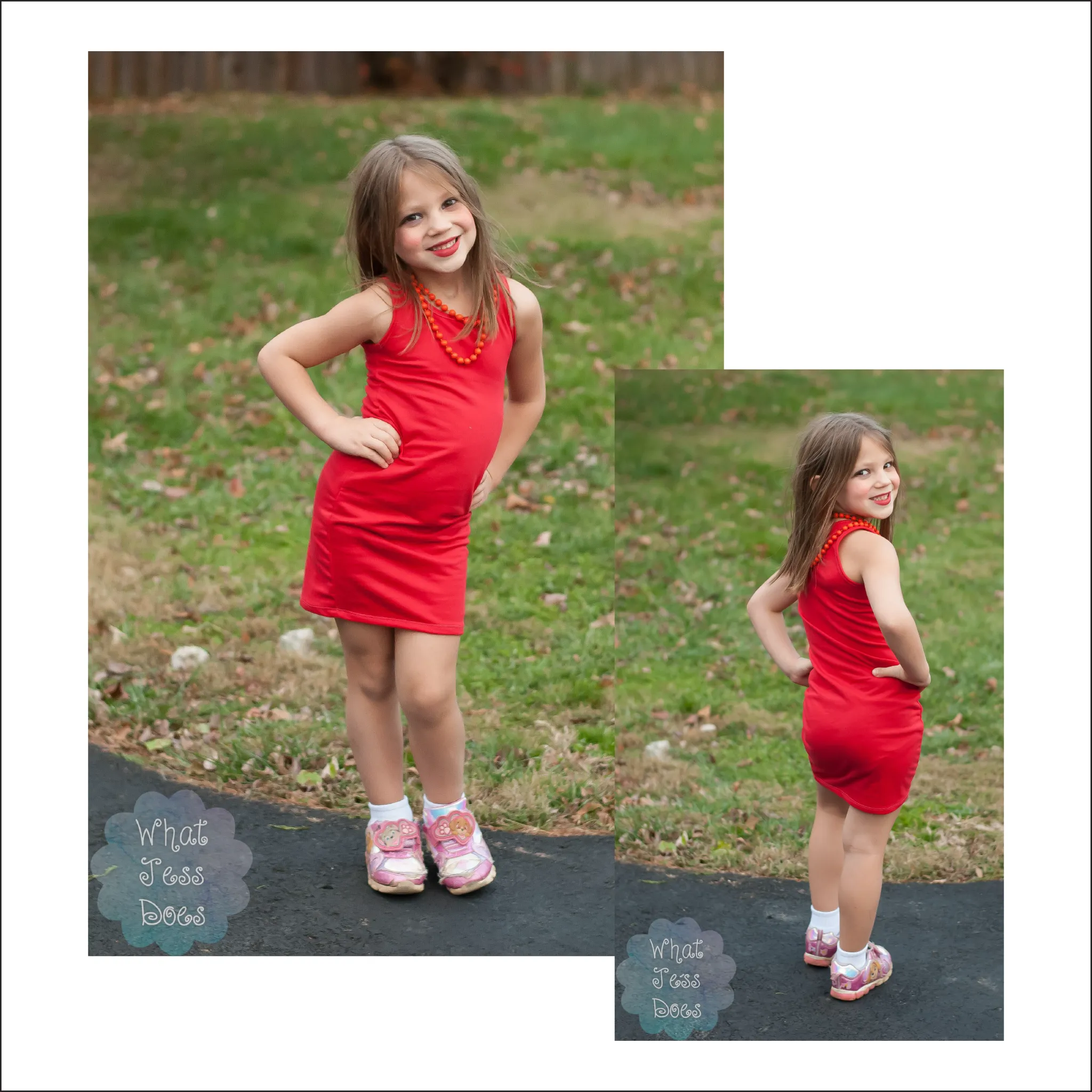 Bodycon Dress | Child Size 4-14 | Beginner Level Sewing Pattern