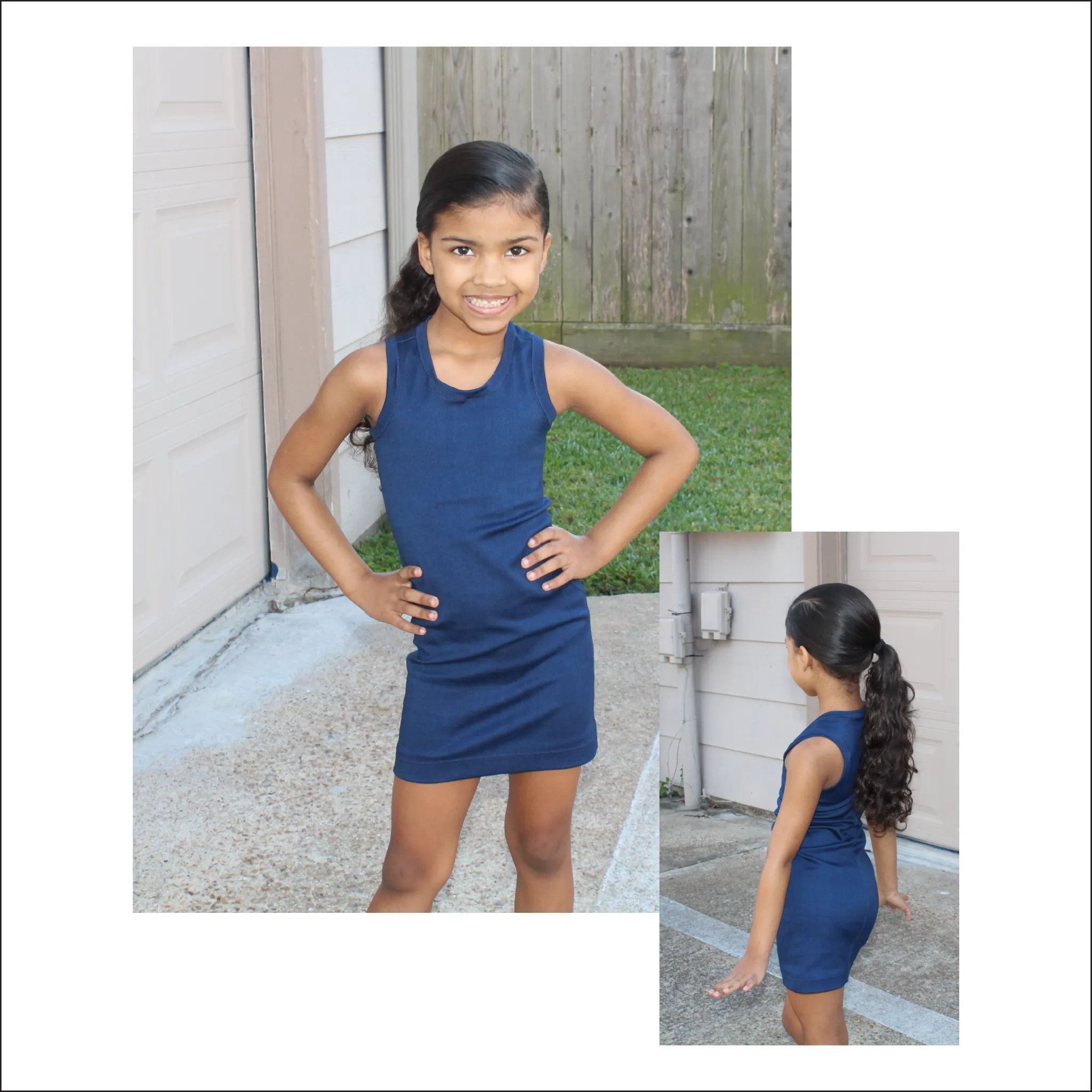 Bodycon Dress | Child Size 4-14 | Beginner Level Sewing Pattern