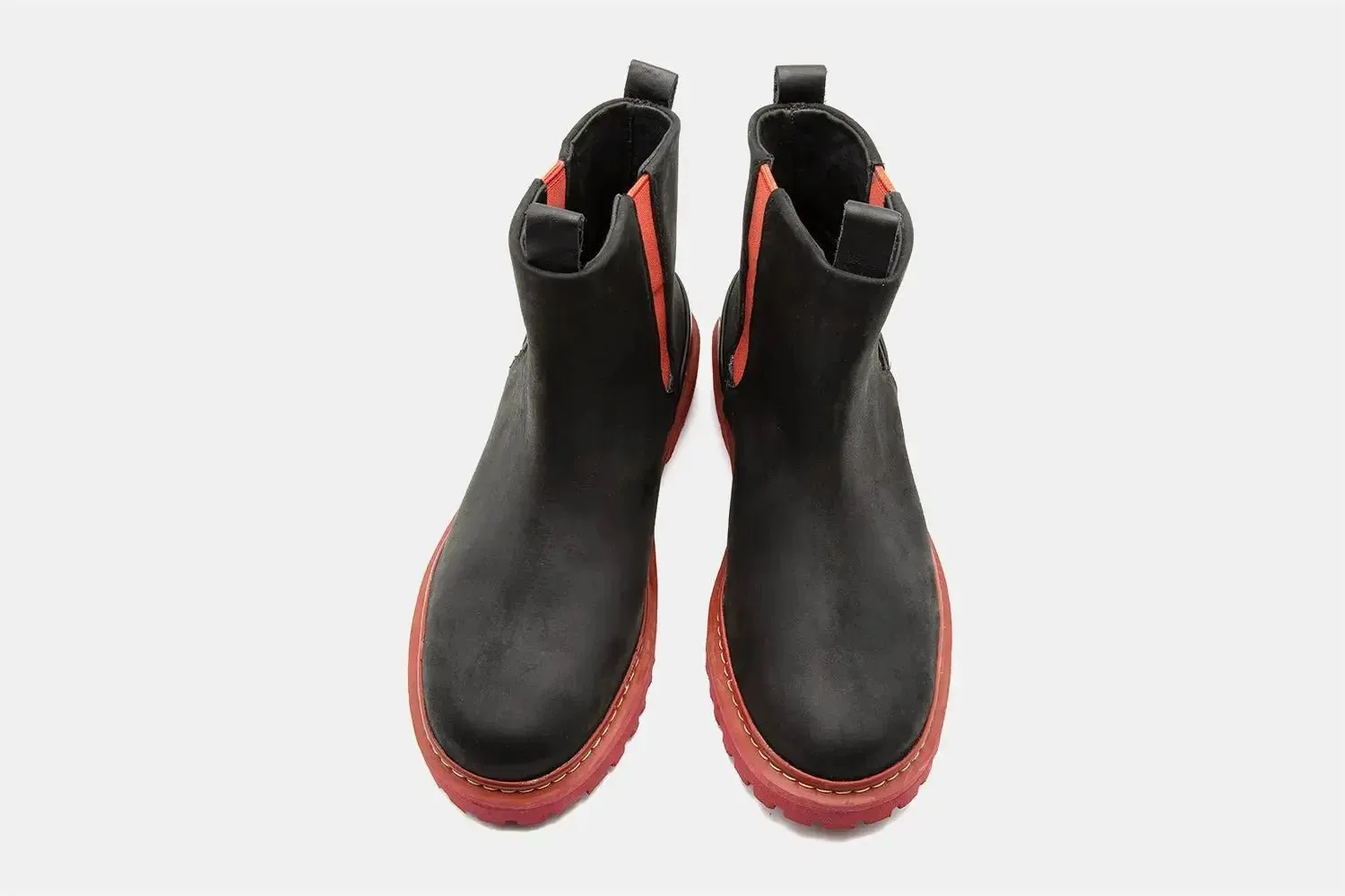 Bota Chelsea - Boa Black/Red