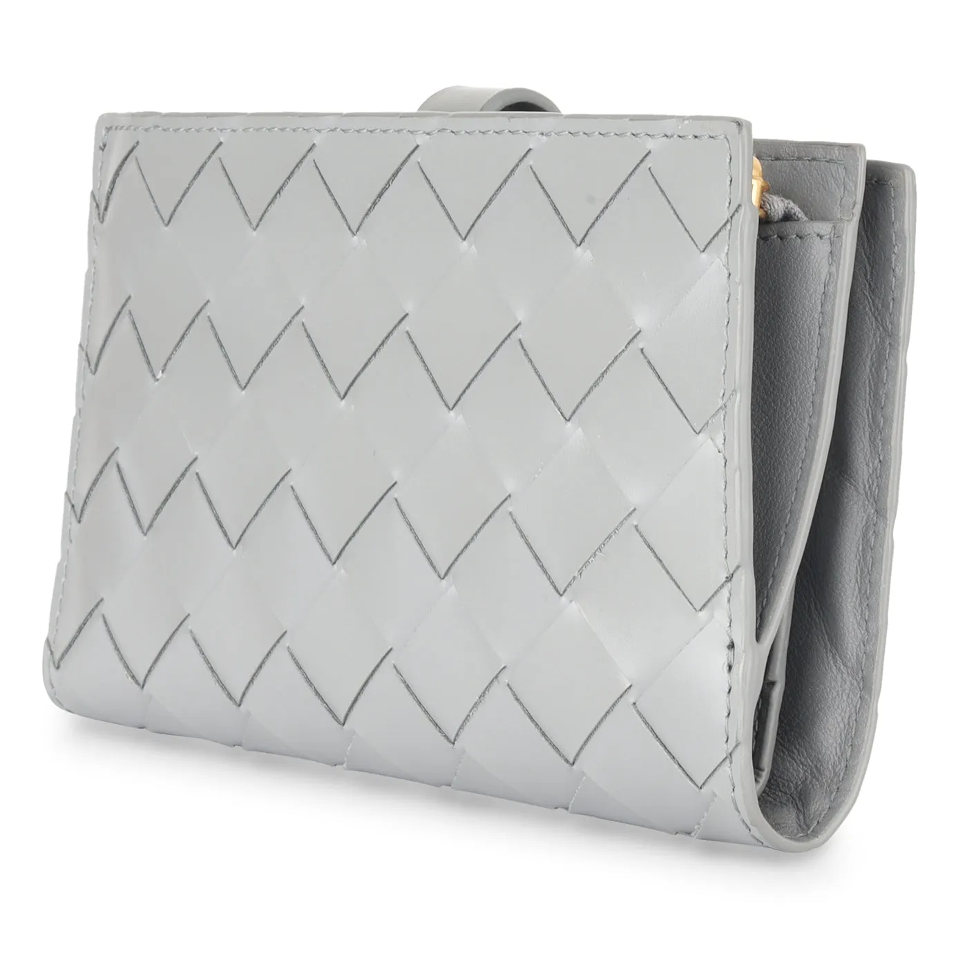 Bottega Veneta Woven Wallet - Grey