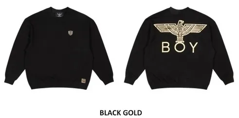 BOY LONDON  |Crew Neck Pullovers Unisex Street Style Long Sleeves