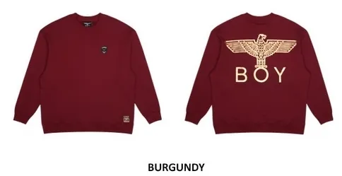 BOY LONDON  |Crew Neck Pullovers Unisex Street Style Long Sleeves