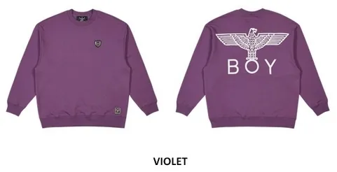 BOY LONDON  |Crew Neck Pullovers Unisex Street Style Long Sleeves