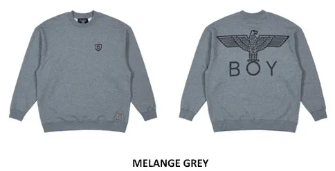 BOY LONDON  |Crew Neck Pullovers Unisex Street Style Long Sleeves