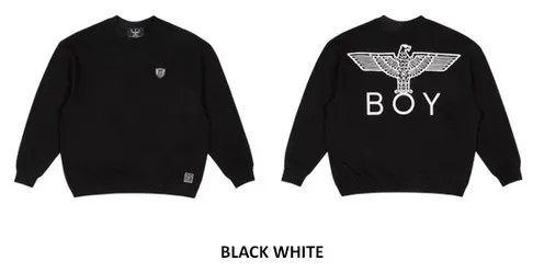 BOY LONDON  |Crew Neck Pullovers Unisex Street Style Long Sleeves