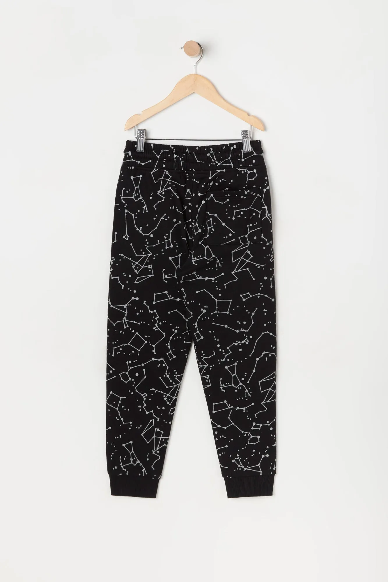 Boys Constellation Print NASA Graphic Fleece Jogger