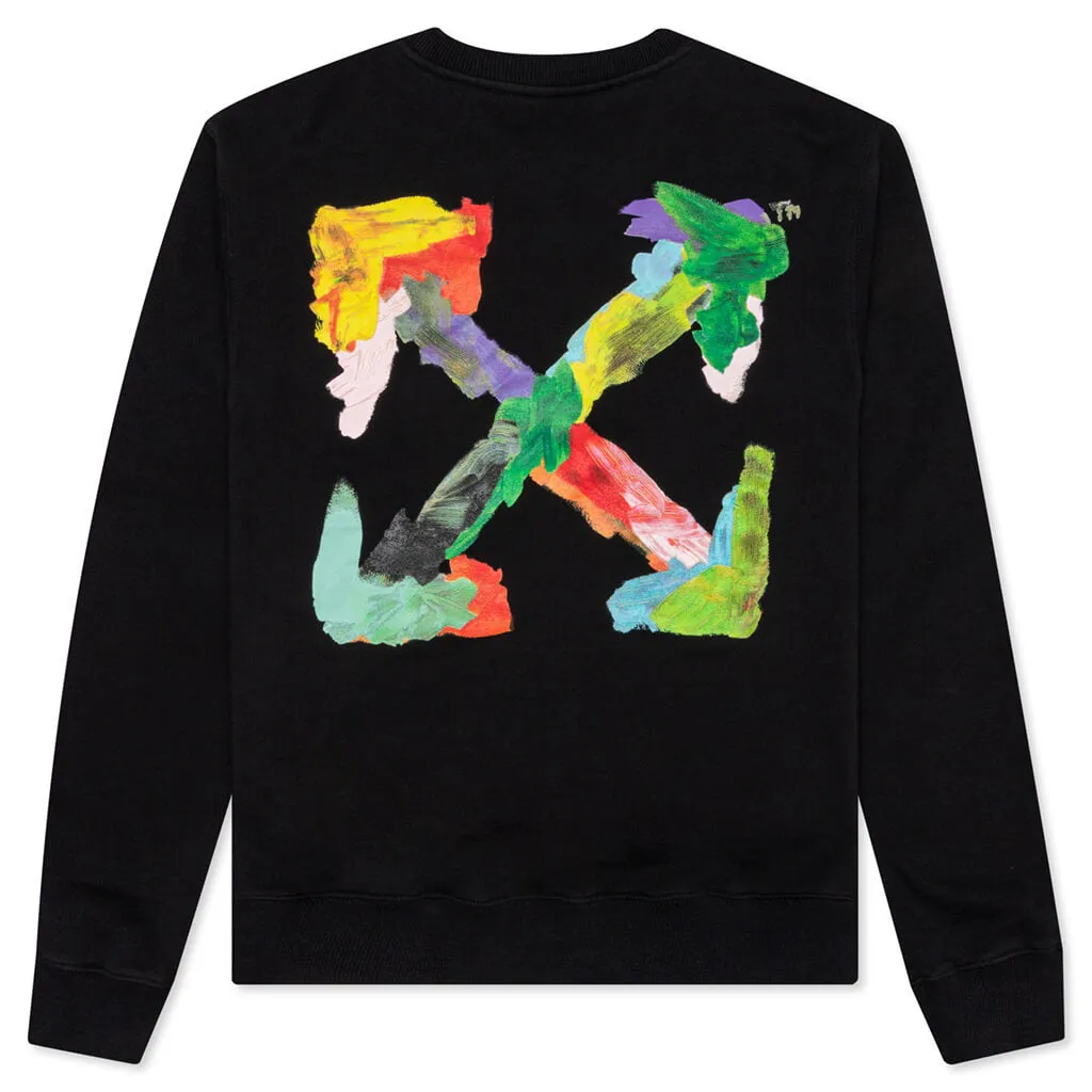 Brush ARR Slim Crewneck - Black/Multi