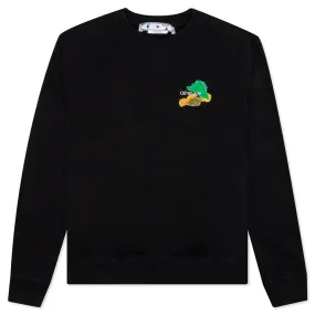 Brush ARR Slim Crewneck - Black/Multi