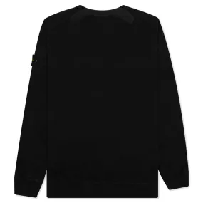 Brushed Crewneck Sweatshirt - Black