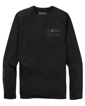 Burton Men's [ak] Helium Power Grid Base Layer Crewneck - True Black