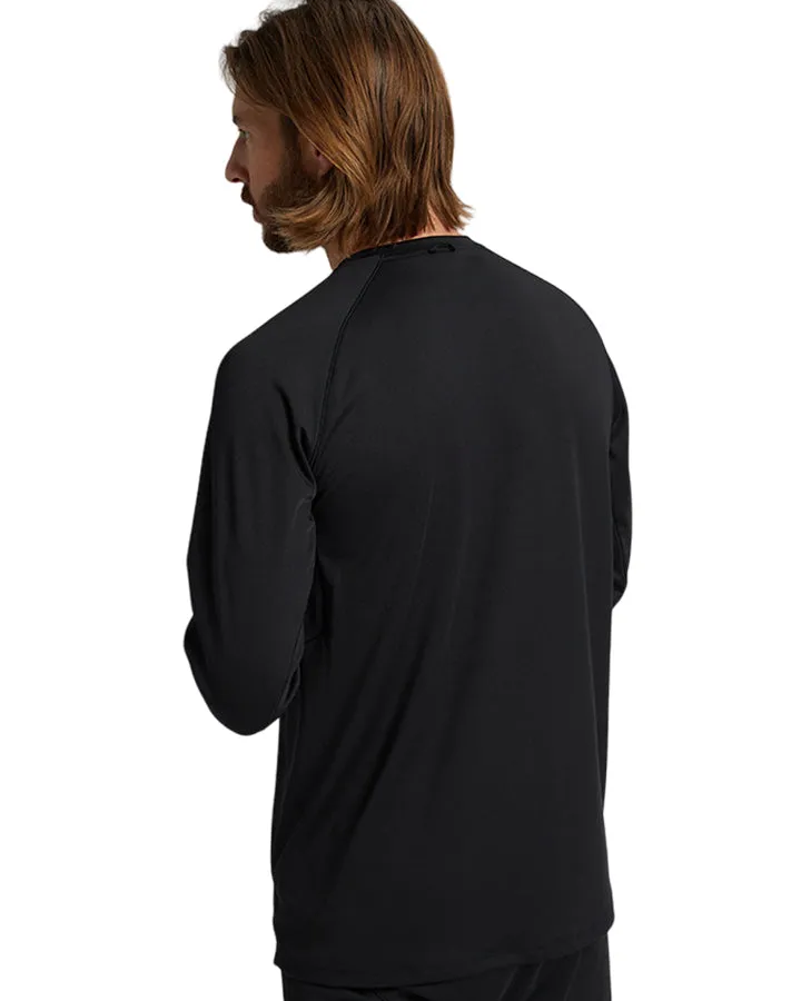 Burton Men's [ak] Helium Power Grid Base Layer Crewneck - True Black