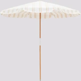 Business & Pleasure- Amalfi Umbrella in Sand Two Stripe