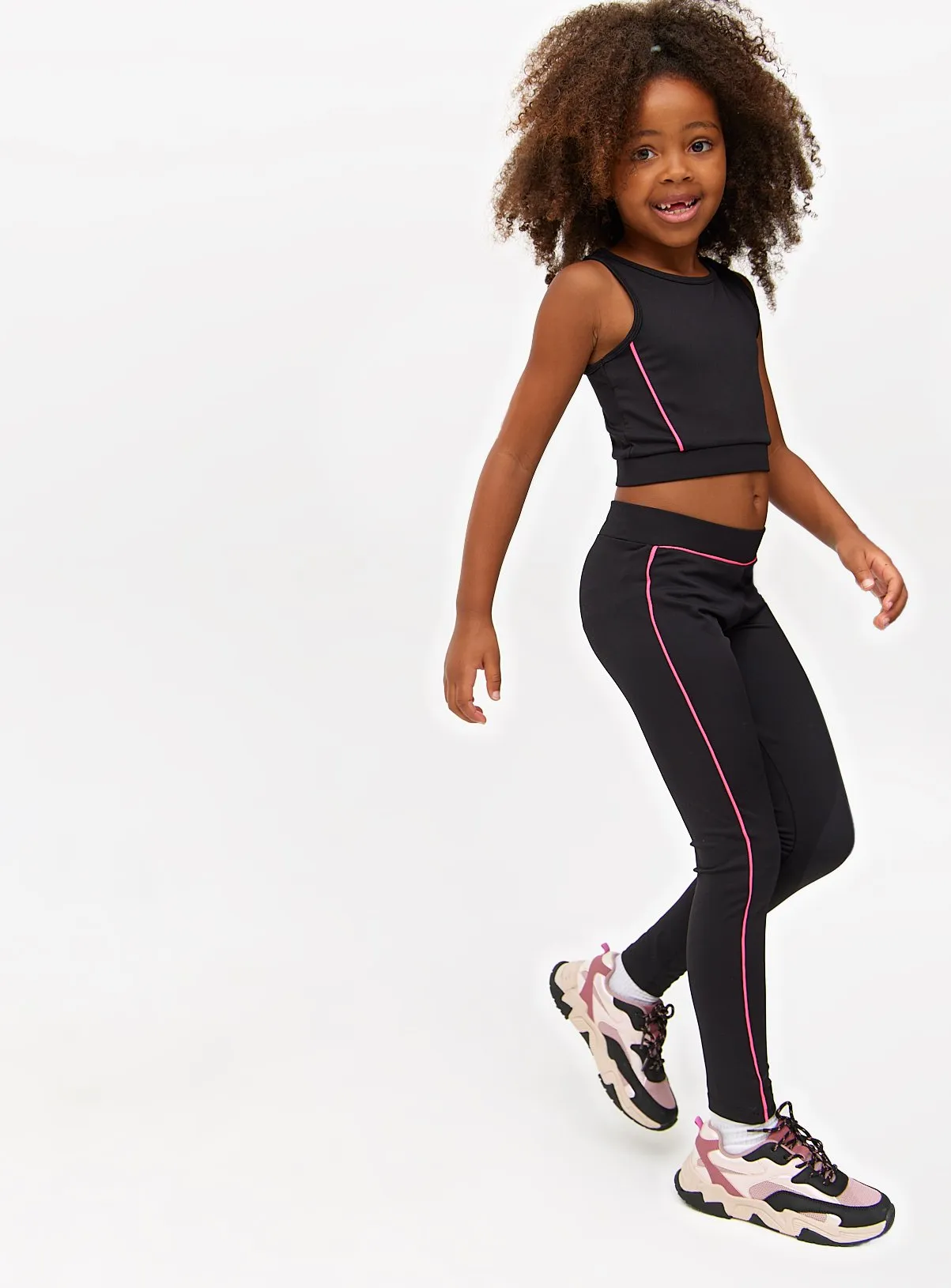 Buy Cropped Top, Leggings & Sweatshirt Activewear 3-Piece Set 11 years | Sportswear | Tu