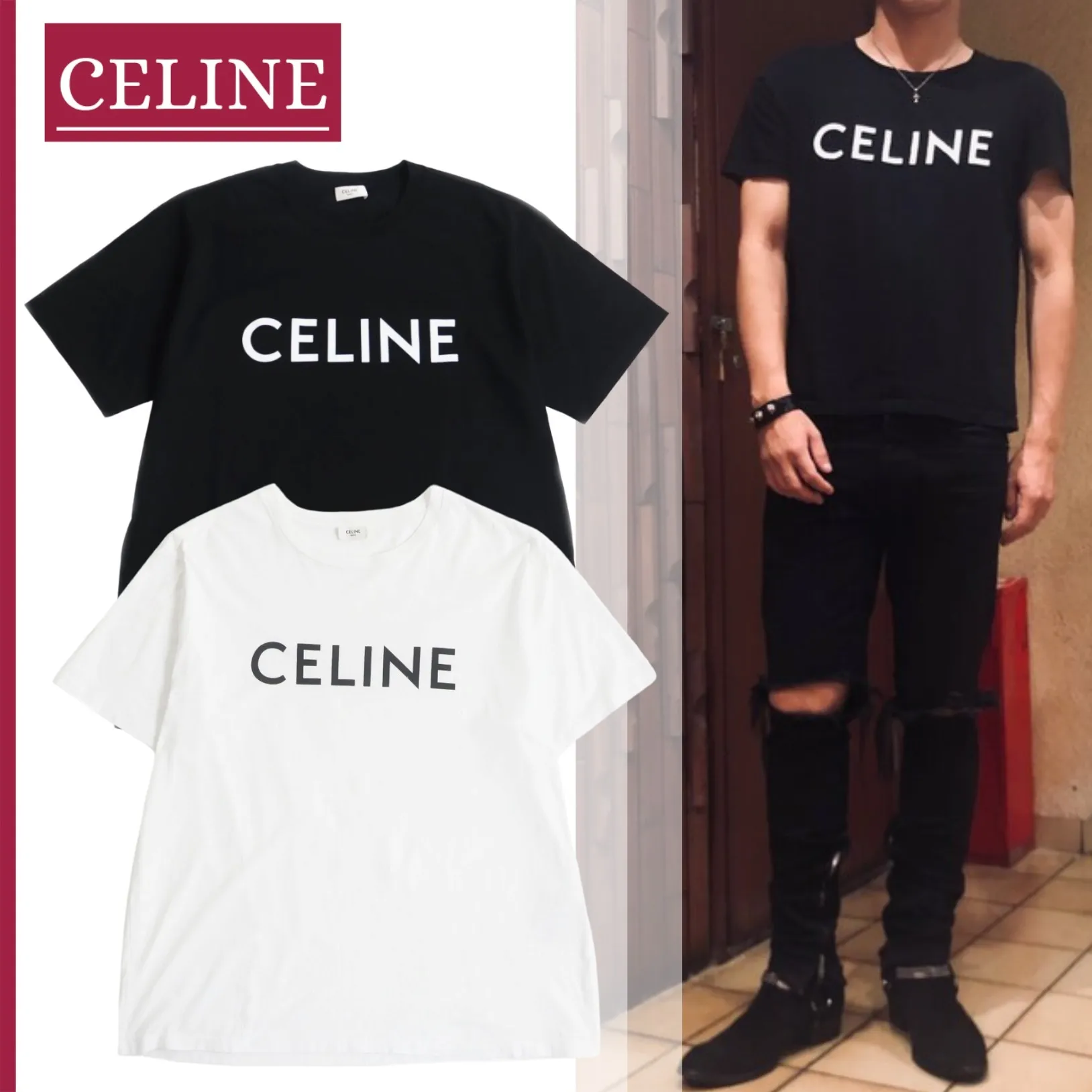 CELINE  |Celine loose t-shirt in cotton jersey