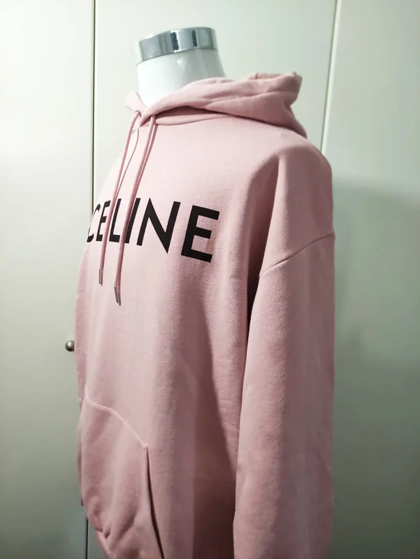 CELINE  |Pullovers Unisex Street Style Long Sleeves Plain Cotton