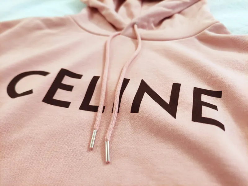 CELINE  |Pullovers Unisex Street Style Long Sleeves Plain Cotton