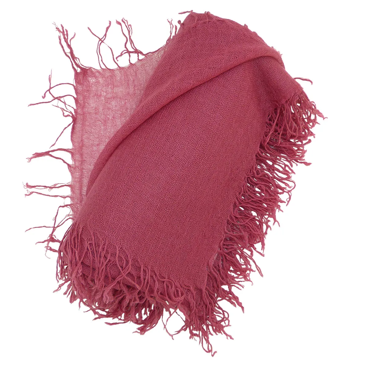 Chan Luu  Meadow Mauve Pink Purple Cashmere And Silk Scarf