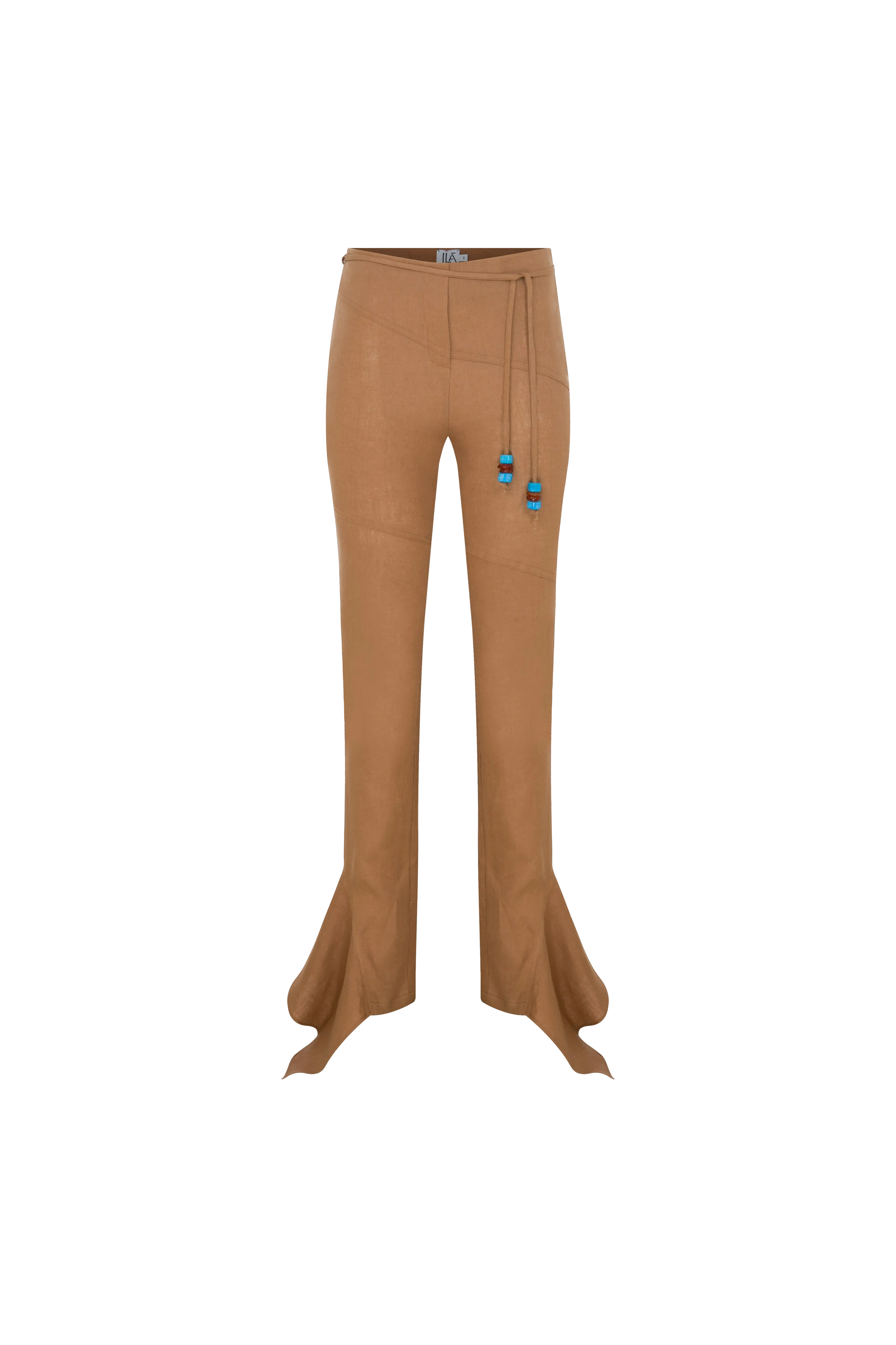 Charvi - Trousers With Stitching And Ruffles